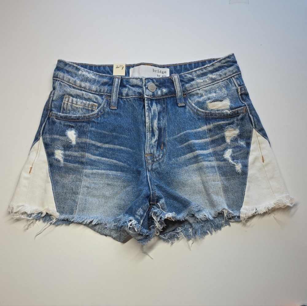 NWT Bridge By Gly Limited Edition Elliott High Rise Jean Shorts Sz 23 The Buckle
